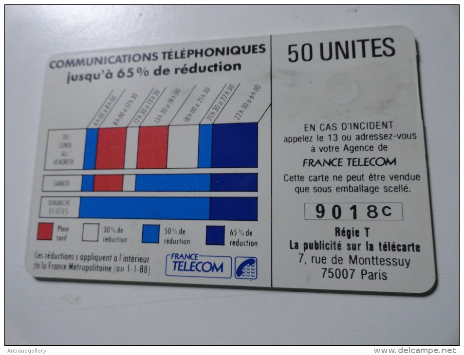 RARE : CORDONS BLEUS 50U 3NUMEROS EN GRAS 1NUMERO FIN ET UN PETIT C  NR 9018c - Variedades