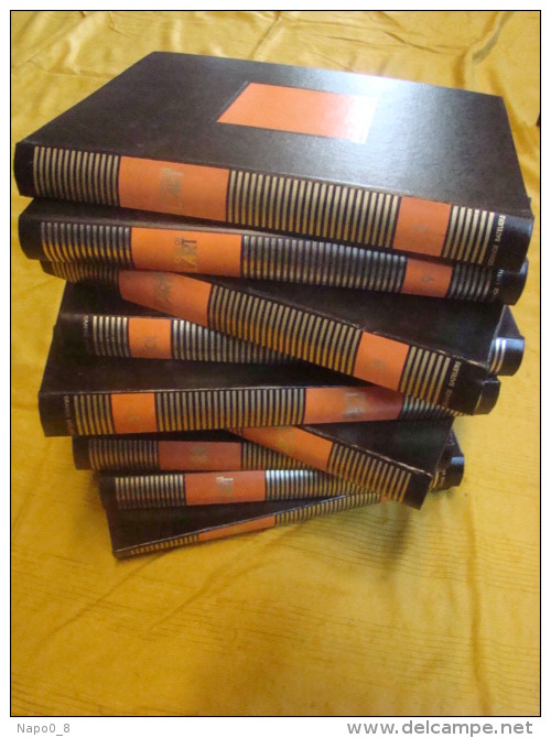 Histoire De L'Art En 10 Volumes Reliés De Couleur Noir, Orange Et Or - Encyclopedieën