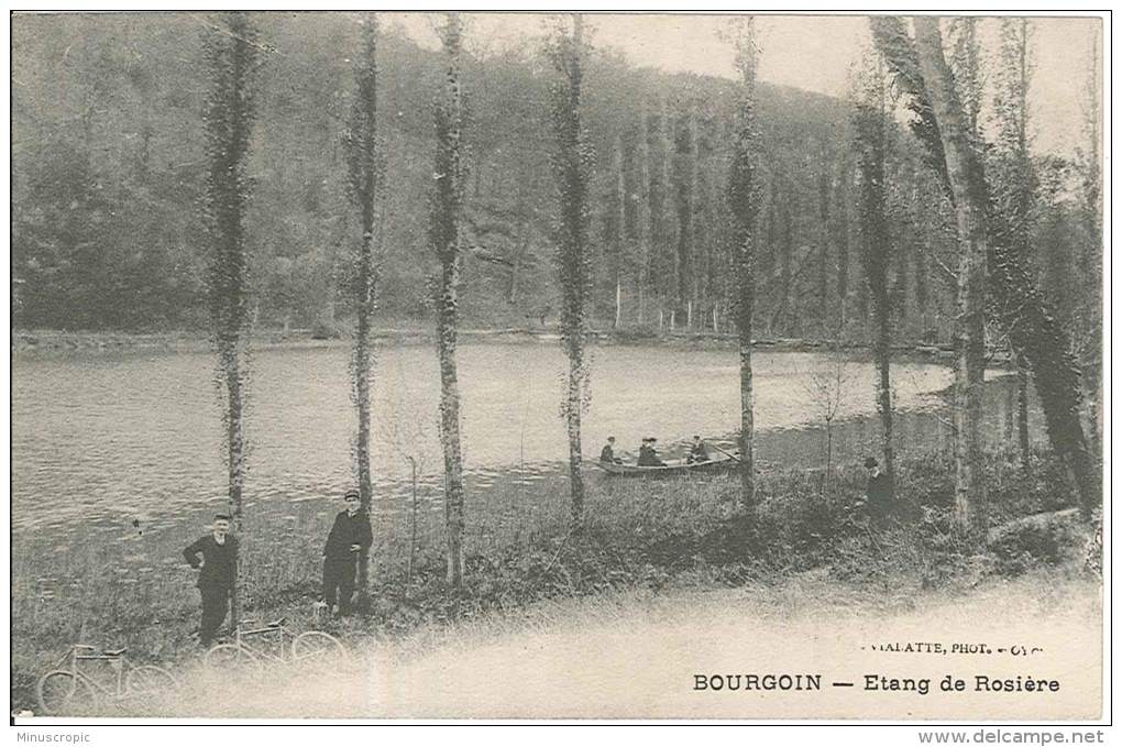 CPA 38 - Bourgoin - Etang De Rosière - Bourgoin