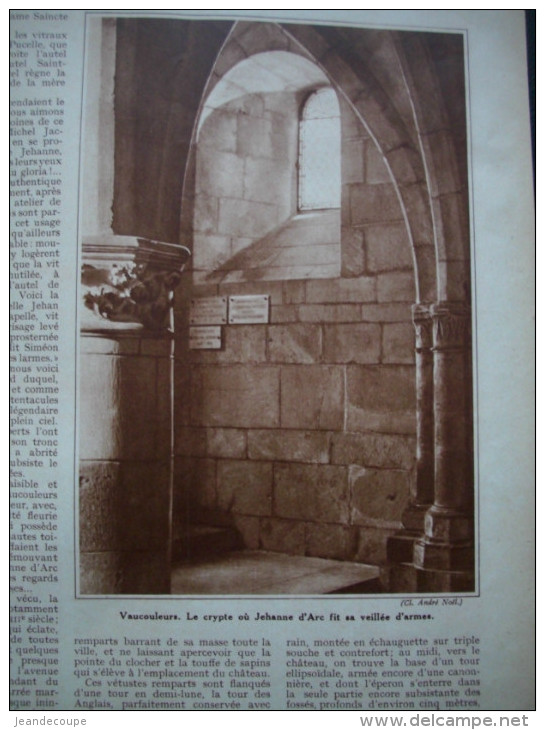 - Article De Presse - Régionalisme - Vaucouleurs - Château De Gombervaux - Montbras - Champougny -1935 - 6 Pages - - Documents Historiques