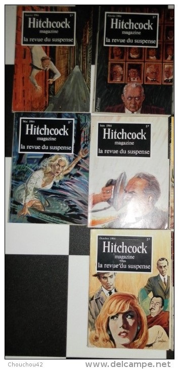 11 Livres HITCHOCK ANNEE 1966 - Other & Unclassified