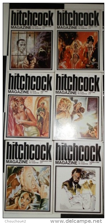 12 Livres HITCHOCK ANNEE 1969 - Other & Unclassified