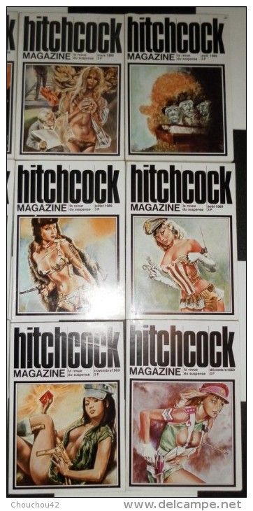 12 Livres HITCHOCK ANNEE 1969 - Other & Unclassified