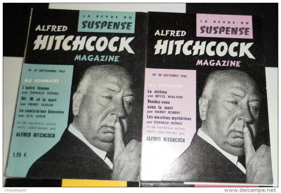 4 Livres HITCHOCK ANNEE 1963 - Andere & Zonder Classificatie