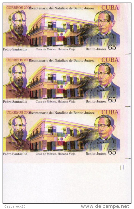 RG)2006 CUBA-CARIBE, PEDRO SANTACILLA-CASA DE MEXICO, HABANA VIEJA-BENITO JUAREZ, PROOF, MNH - Ungebraucht