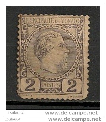 Timbres - Monaco - 1855-1922 - 2 Cent. - Oblitérés