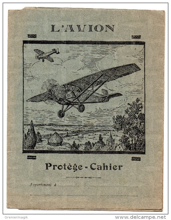 Protège Cahier - L'Avion - Protège-cahiers