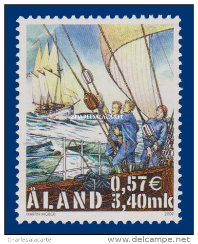 ALAND 2000 CUTTY SARK TALL SHIPS RACES / CUTTY SARK COURSE DE VOILIERS  FACIT 177  U.M. / N.S.C. - Aland