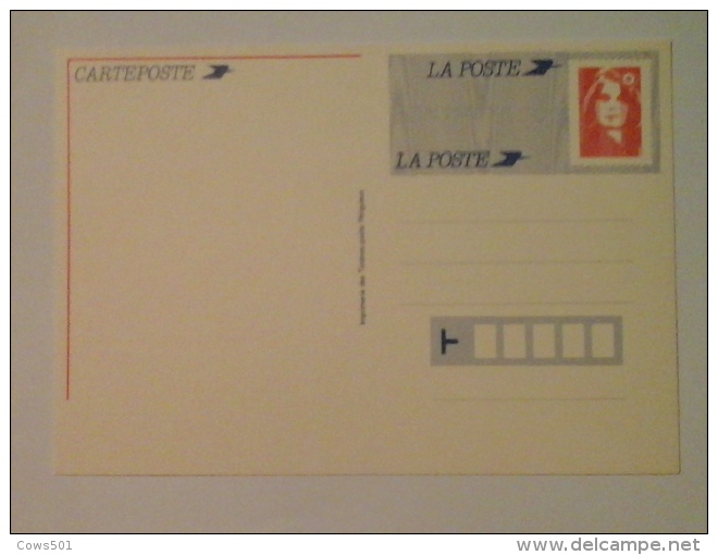 France : Entier Postal    Marianne Rouge  Du Bicentenaire  Sans Valeur Faciale - PAP : Altri (1995-...)