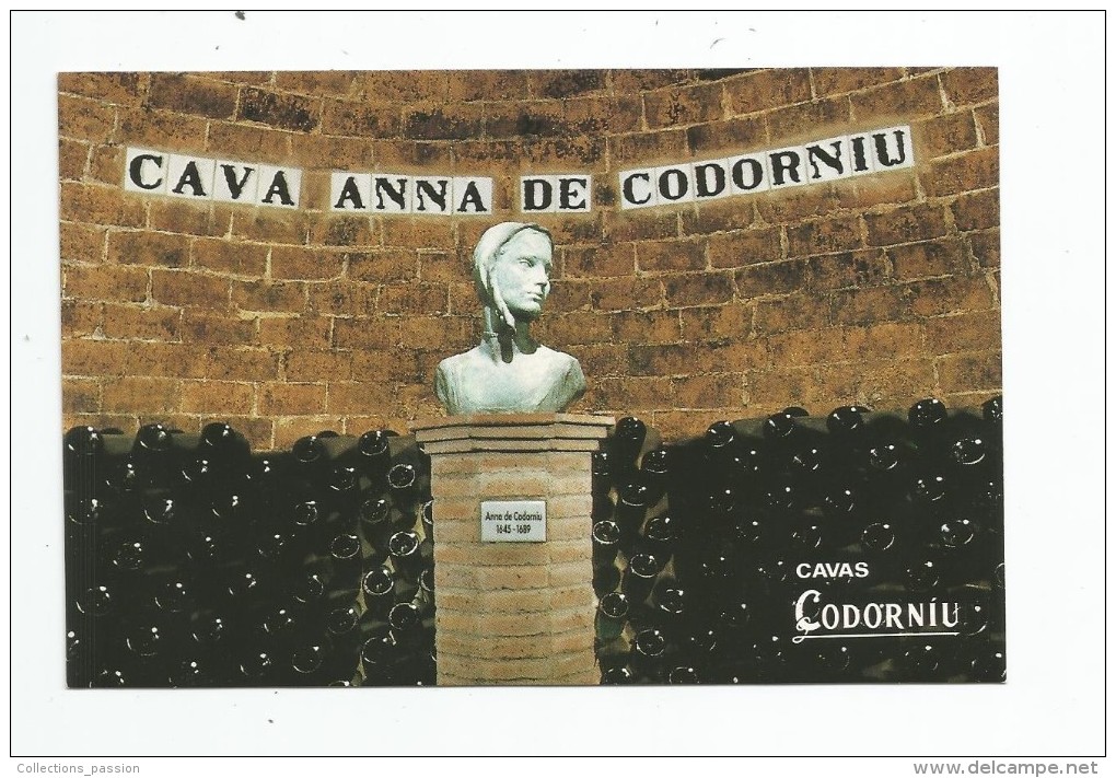 Cp , Vigne , CAVAS CODORNIU , Sant Sadurni D´Anoia , Vierge , Ed : D.L.B. 35-690-1992 - Vignes
