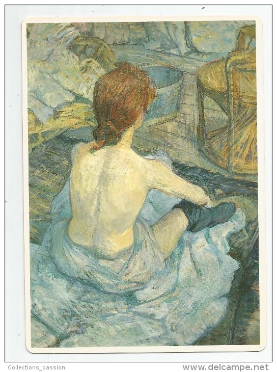 Image , 22 X 16, Peinture , Toulouse Lautrec , La Toilette  ,2 Scans , Fiche Descriptive, Frais Fr : 1.90€ - Other & Unclassified