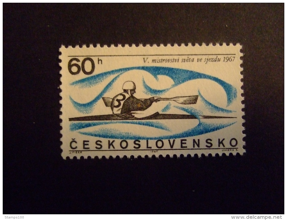 CZECHOSLOVAKIA  1967  MICHEL 1703   RAFTING WORLD CHAMPIONSHIP  MNH ** (053700-NVT) - Rafting