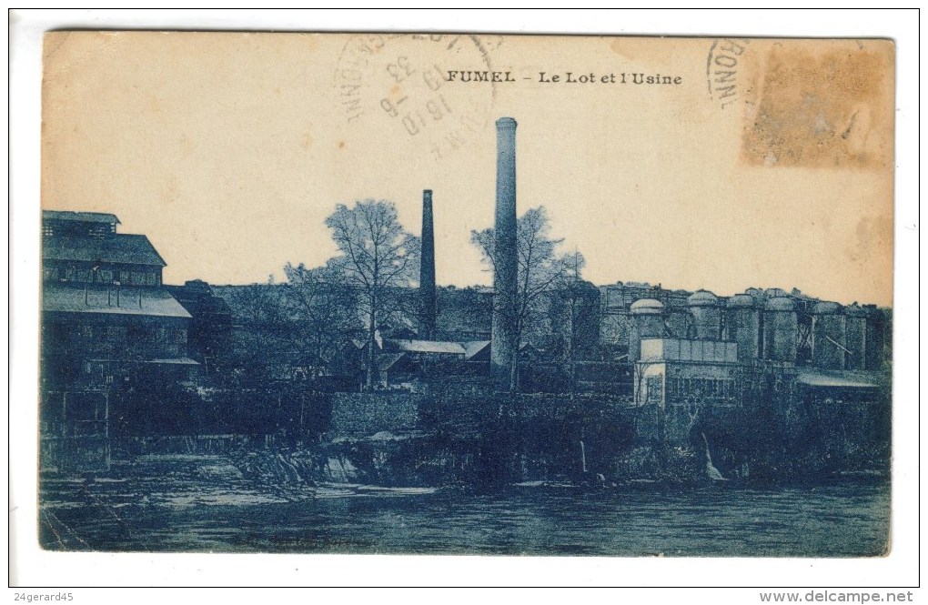 CPSM FUMEL (Lot Et Garonne) - Le Lot Et L'Usine (Pont à Mousson) - Fumel