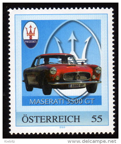 ÖSTERREICH 2009 ** MASERATI 3500 GT - PM Personalized Stamp MNH - Personalisierte Briefmarken