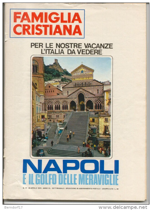 FAMIGLIA CRISTIANA N. 17 DEL 26 APRILE 1970 - Religione