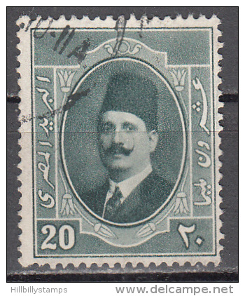Egypt  Scott No .  99   Used    Year  1923 - Usados