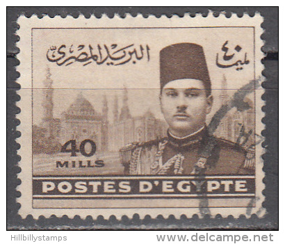 Egypt  Scott No .  235   Used    Year  1939 - Usados