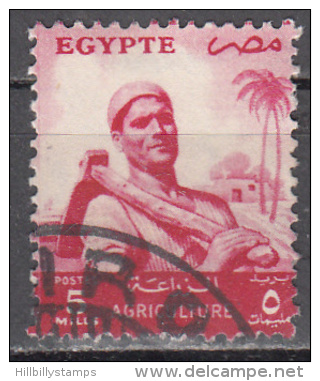 Egypt  Scott No .  372   Used    Year  1954 - Used Stamps