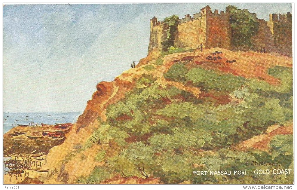 Gold Coast Ghana Fort Nassau Drawn By Cheesman Tuck´s Post Card - Ghana - Gold Coast