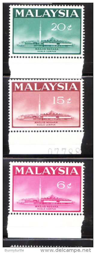 Malaysia 1965 National Mosque At KL MNH - Malaysia (1964-...)