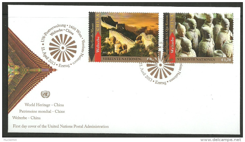 UNO Wien 2013 FDC China - FDC