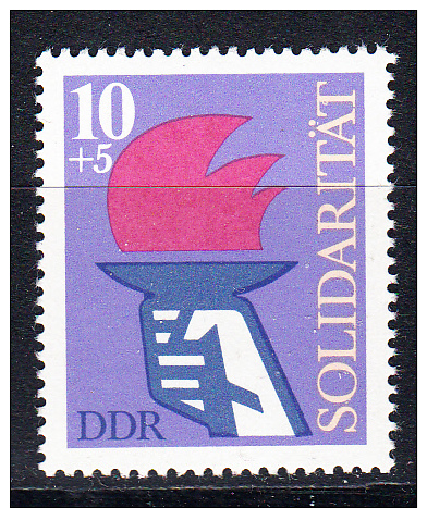 ALEMANIA DDR 1977.YVERT Nº1934.SOLIDARIDAD INTERNACIONAL  .NUEVO SIN CHARNELA  SES579 - Nuevos