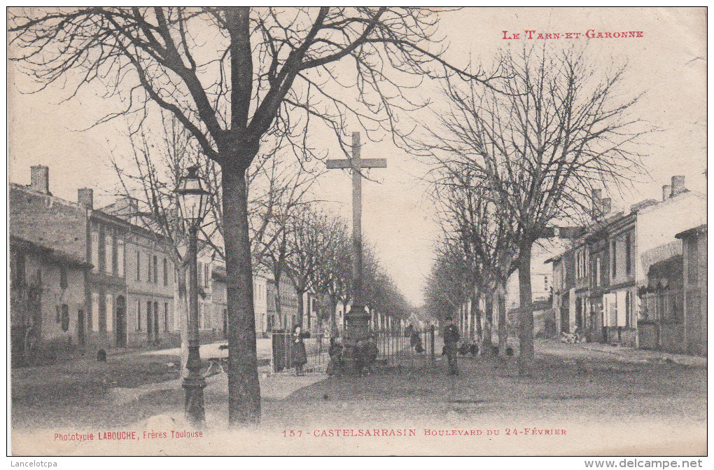 82 - CASTELSARRASIN / BOULEVARD DU 24 FEVRIER - Castelsarrasin