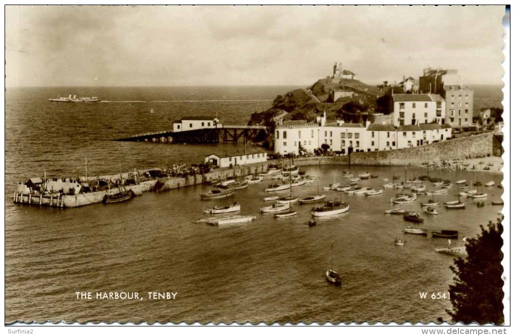 DYFED - TENBY - THE HARBOUR RP Dyf151 - Pembrokeshire