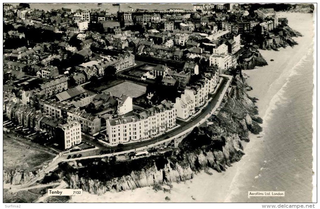 DYFED - TENBY - AERIAL RP Dyf152 - Pembrokeshire