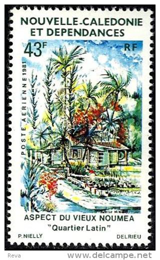 NEW CALEDONIA 43 FRANCS "QUATIER LATIN" HOUSE PAINTING SET OF 1 MINT 1981(?) SG665 READ DESCRIPTION !! - Nuevos