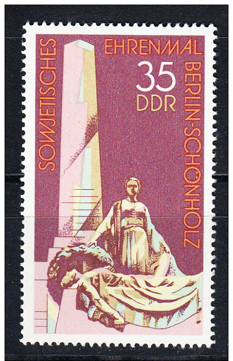 ALEMANIA DDR 1977.YVERT Nº 1933 MONUMENTO SOVIETICO EN BERLIN-SCHÖNHOLZ  NUEVO SIN CHARNELA  SES579 - Nuevos