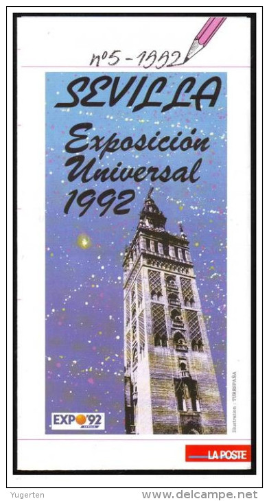 BELGIQUE BELGIUM 1992 - Folder - Seville - Sevilla - Universal Expo - Moschee - Mosquée - Mosque Mezquita Islam - 1992 – Sevilla (Spanje)