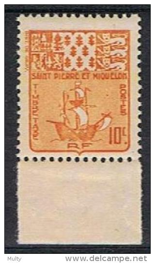 Saint Pierre Et Miquelon Y/T 67 (**) - Timbres-taxe