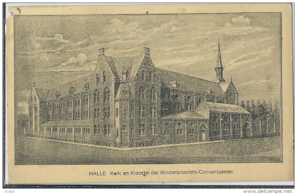 Halle.  Kerk En Klooster Der Minderbroeders-Conventueelen (Duimspijker-sporen) - Zörsel