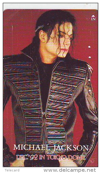 MICHAEL JACKSON (37)  TELECARTE JAPON * Telefonkarte Japan * Musique - Music - Muziek - Musiek - Music