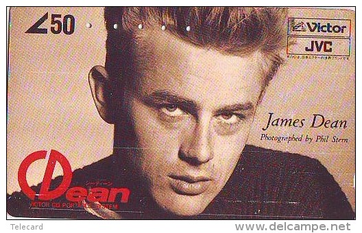 Télécarte Japon Cinéma * JAMES DEAN (62) JAPAN MOVIE * PHONECARD * TELEFONKARTE * FILM * CINEMA * LEVI´S * MOVIE - Cinema