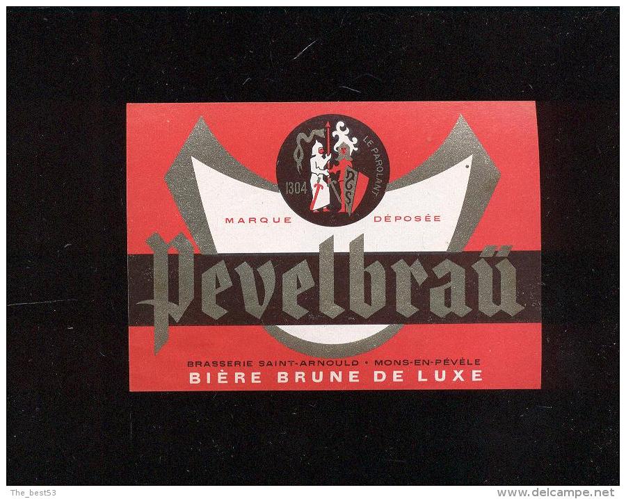 Etiquette De Bière   -  Pevelbraü  -  Brasserie Saint Arnould  à  Mons En Pévèle  (59) - Bière