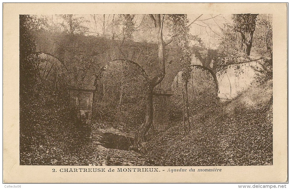 Carte Aqueduc Du Monastére Chartreuse De Montrieux - Sonstige & Ohne Zuordnung