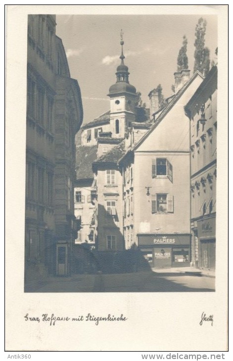 CPSM AUTRICHE GRAZ Hofgasse Mit Stiegenkirche - Graz