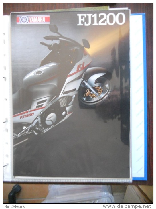 Yamaha FJ 1200 4 Pagine Depliant Originale Rare Factory Original Brochure Prospekt - Motor Bikes