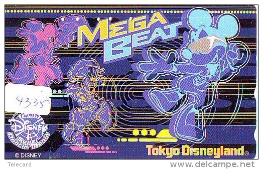 Télécarte Japon (4335) DISNEY * 110-209933 * Phonecard Japan * Telefonkarte * MEGA BEAT - Disney