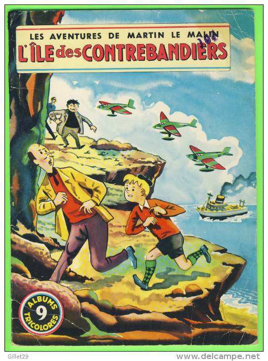 BD - LES AVENTURES DE MARTIN LE MALIN - L'ÎLE DES CONTREBANDIERS - No 9 ÉDITIONS MULDER 1960-70  - ALBUMS TRICOLORES - Other & Unclassified