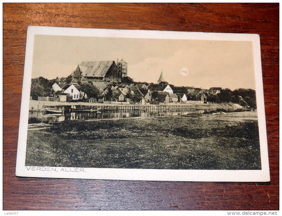 Carte Postale Ancienne : VERDEN, ALLER , 1917 - Verden