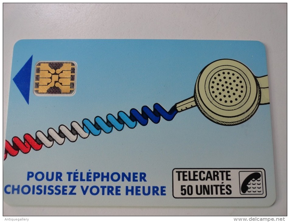 RARE : DÉCALAGE SUR CORDONS BLEU 50U SC5OR FOND NOIR NR 107405 - Variétés