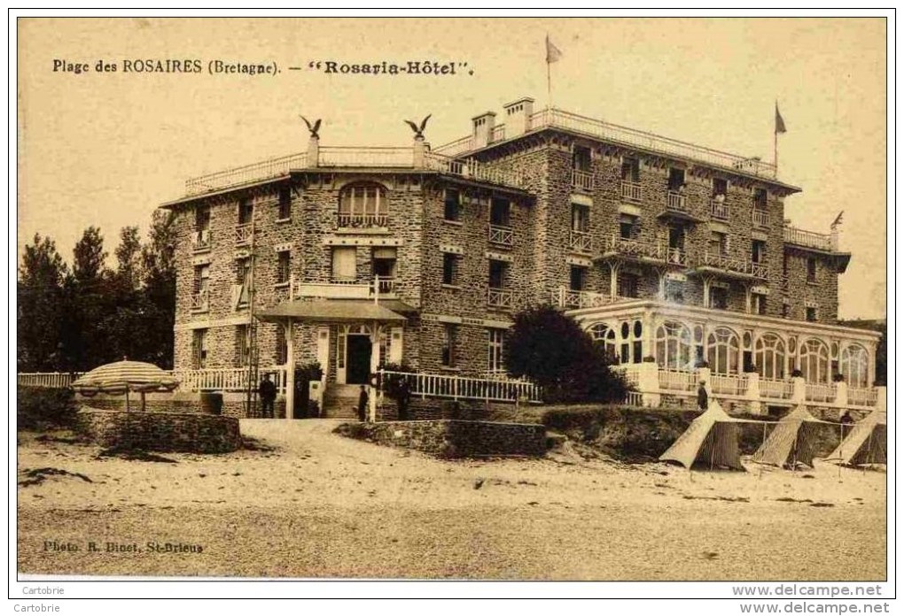 22 - PLÉRIN - Plage Des Rosaires, "Rosaria-Hôtel" - Plérin / Saint-Laurent-de-la-Mer