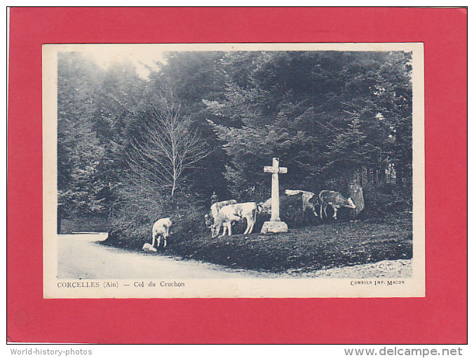 CPA - CORCELLES - Col Du Cruchon - Calvaire - Troupeau De Vaches - Sin Clasificación