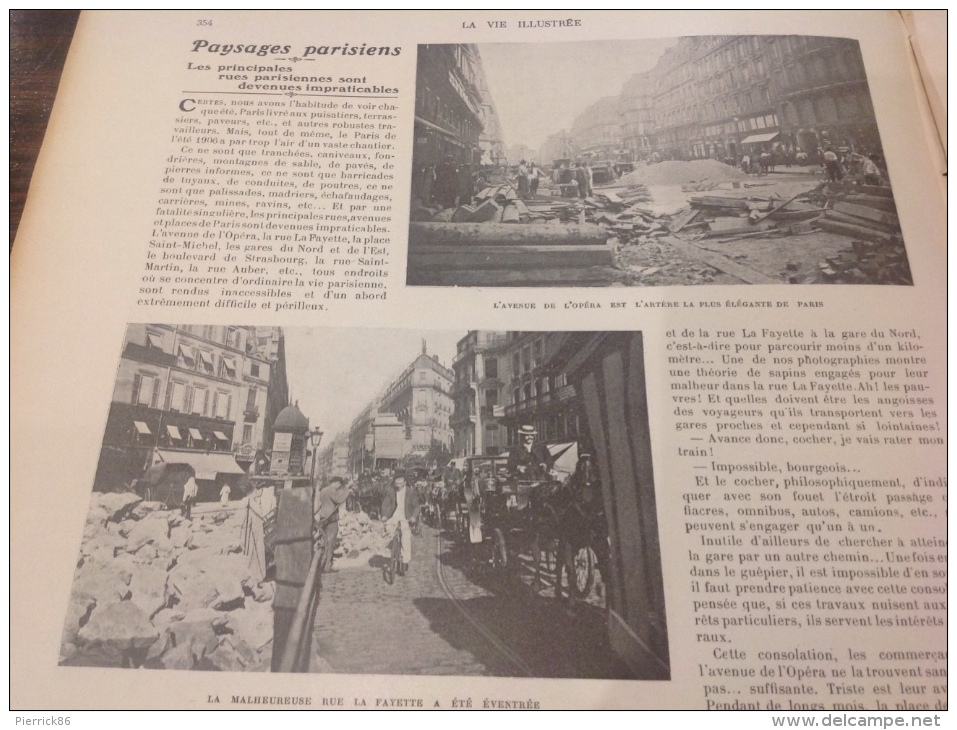 1906 SIEGE DE LANGRES - CERF VOLANT - RÉVOLUTION RUSSE - TRAVAUX PARIS - PARDONS BRETONS SAINT RENAN - COURSES AUTO