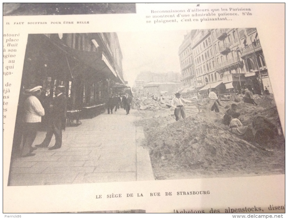 1906 SIEGE DE LANGRES - CERF VOLANT - RÉVOLUTION RUSSE - TRAVAUX PARIS - PARDONS BRETONS SAINT RENAN - COURSES AUTO