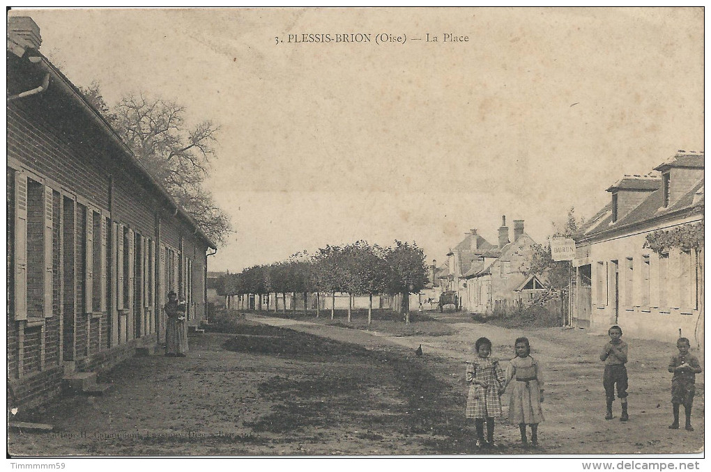 Lot N°27410    Carte De PLESSIS-BRION, La Plcace - Other & Unclassified