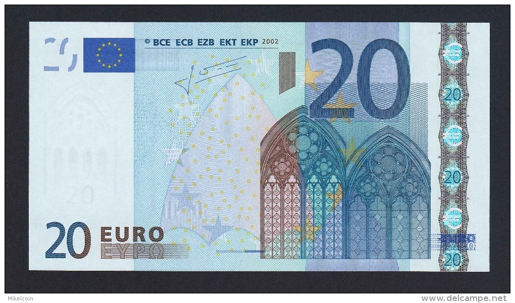 (BE011)  - 20 € - CYPRUS/CHYPRE - G - JC TRICHET - SC/UNC  (G009G5) - 20 Euro